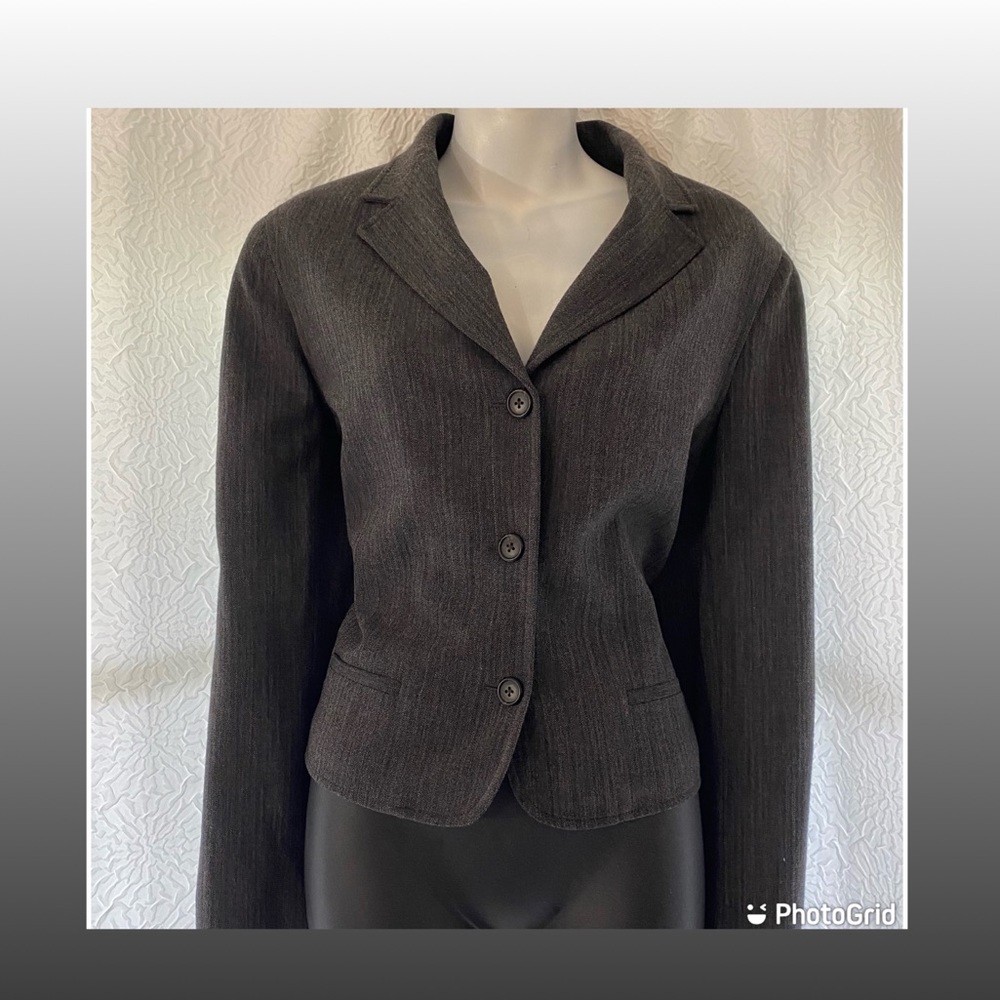 Gray, light weight blazer
